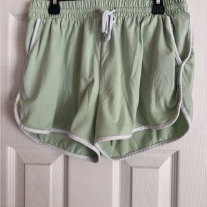 Shosho Light Green Women's Shorts